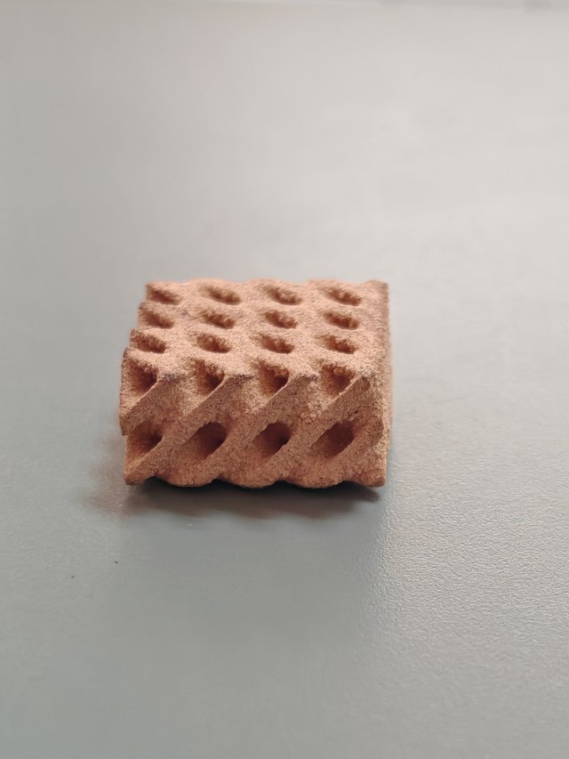 粘结剂3D打印金刚石铜拓扑构型